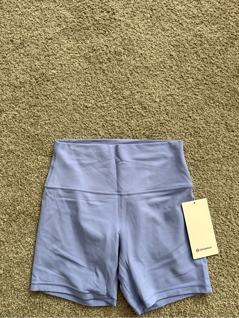 lululemon athletica High-Waist Workout Shorts — Light Lavender